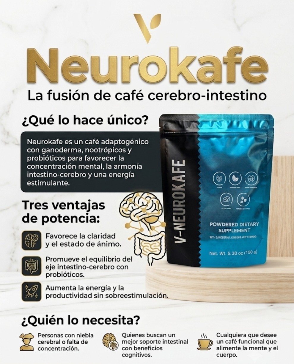 Vital Health V-Neurokafe Energy Support Coffee Powder 5.30 oz