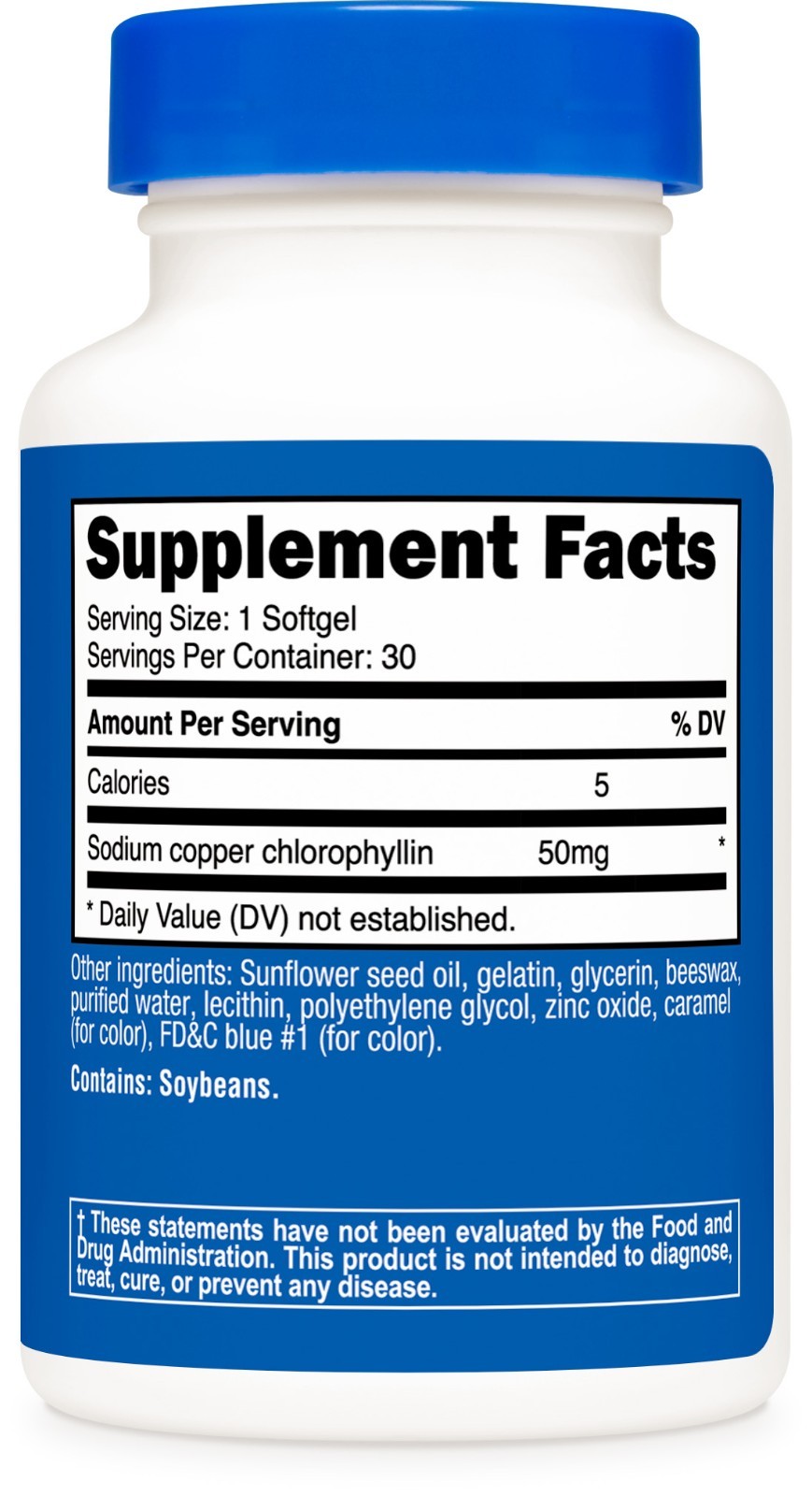 Nutricost Chlorophyll (50mg) 30 Softgels – Gluten-Free
