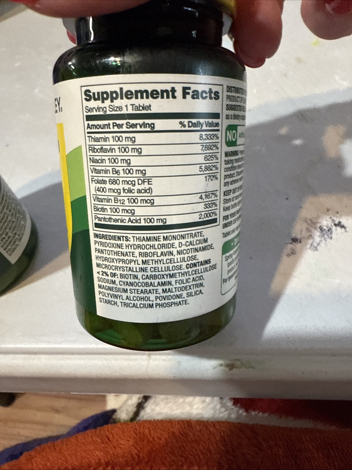Spring Valley (2 Pk) Timed Release B100 Complex Tablets 60ct 9/27