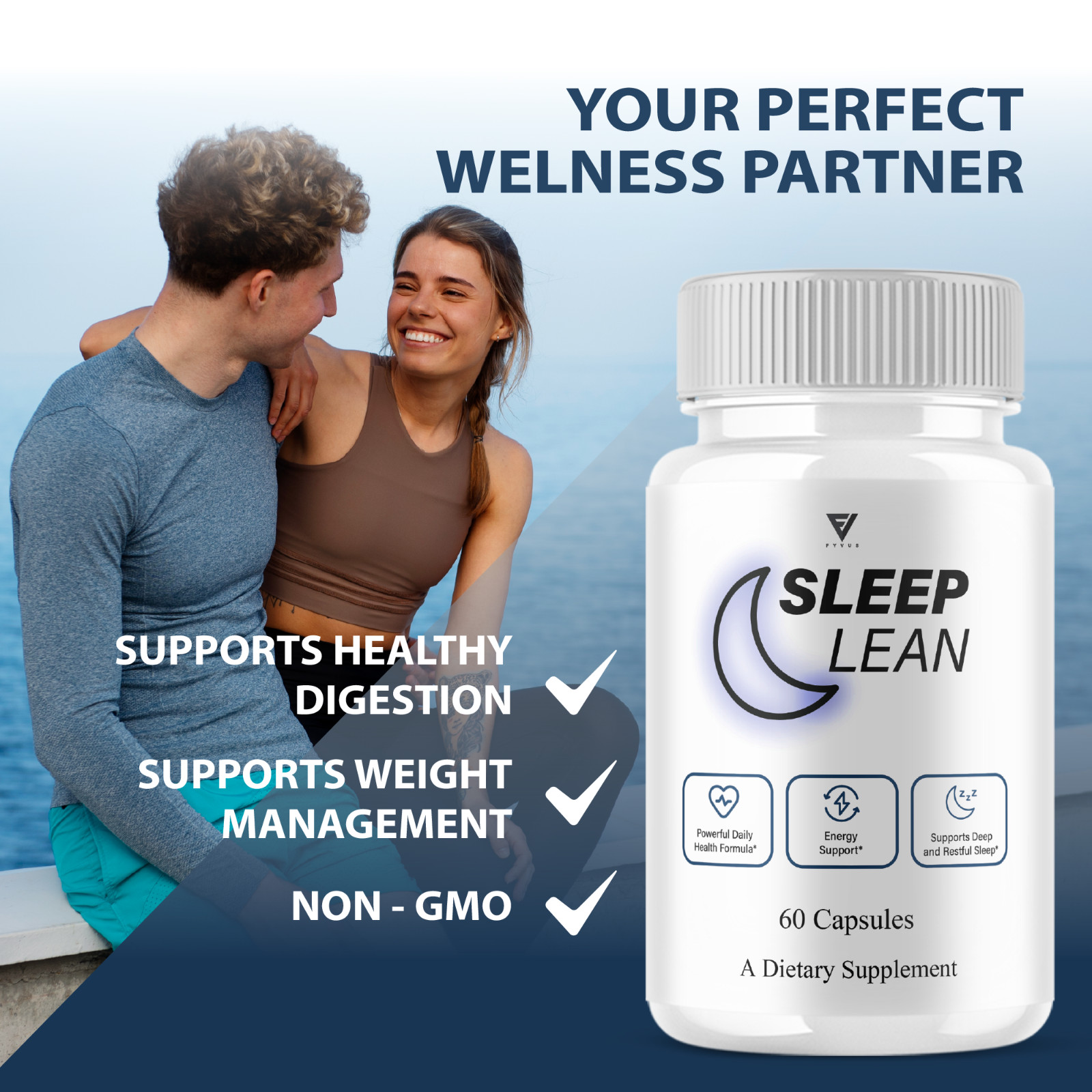 (5 Pack) Sleep Lean Capsules Sleep Lean Wellness Supplement Pills (300 Capsules)