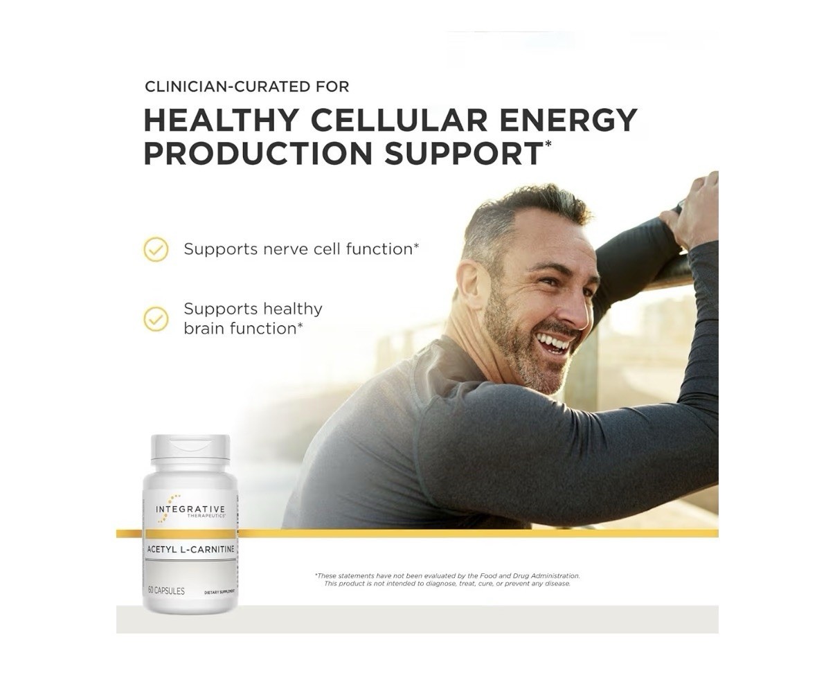 Integrative Therapeutics Acetyl L-Carnitine Cellular Energy Nerve Cell Support