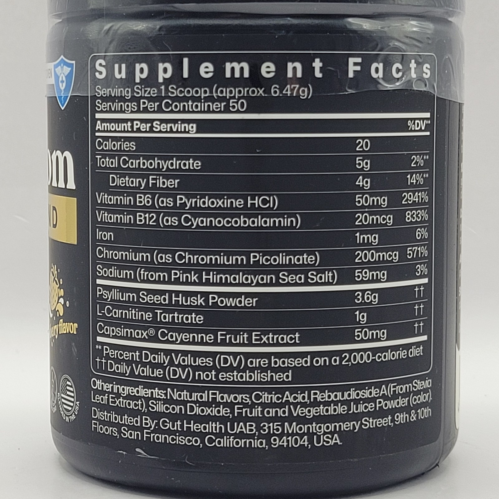 ColonBroom PREMIUM BLEND – 50 Servings 11.41 oz / 323.5g – STRAWBERRY
