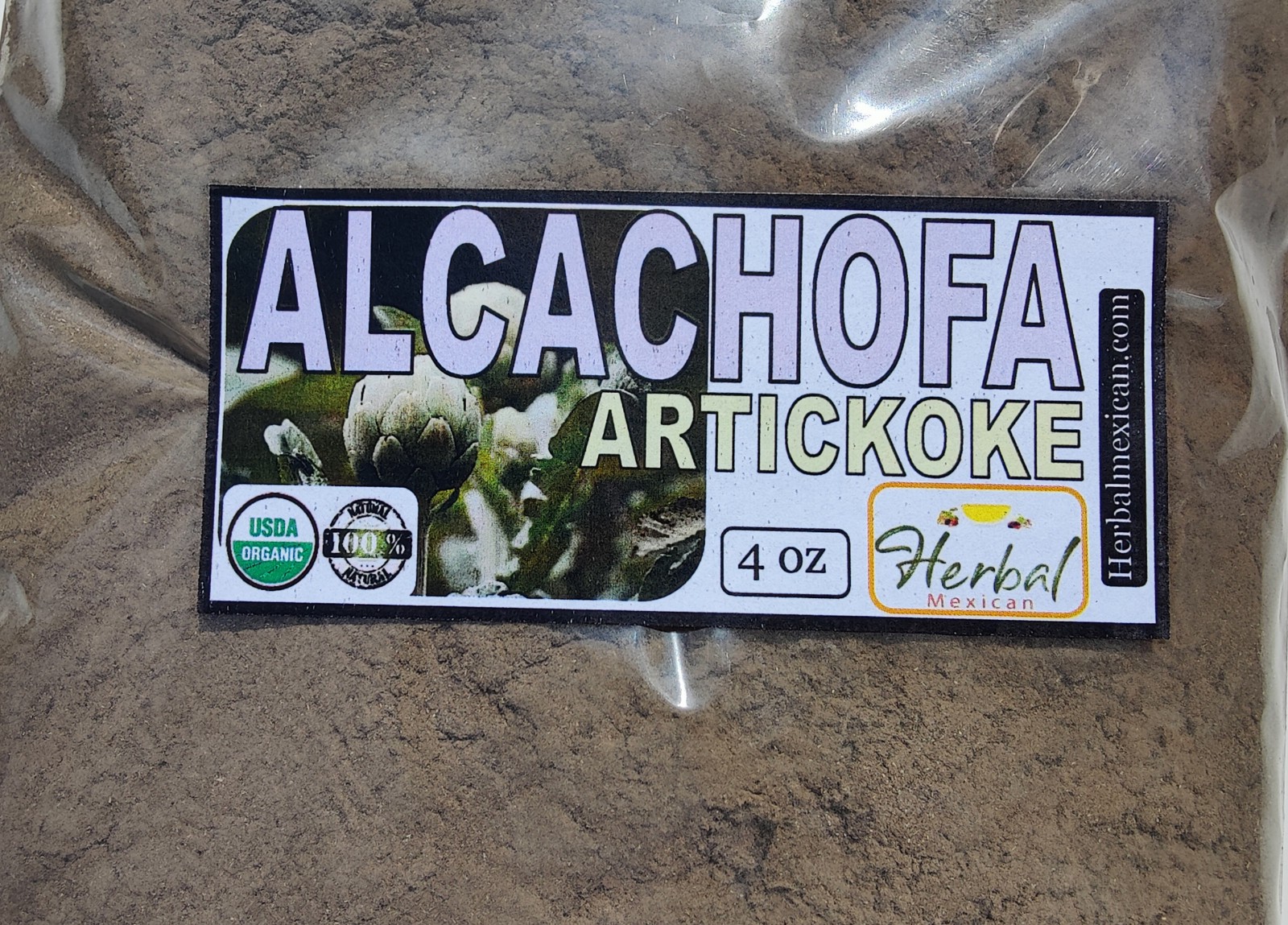 4oz Alcachofa Hierba/te, Artichoke leaf, artichoke tea – artichoke fiber/fibra