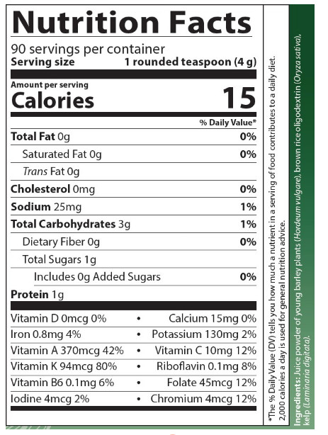 AIM Barley Life 12oz Immune & Energy Booster Superfood Green Supplement 30 Day