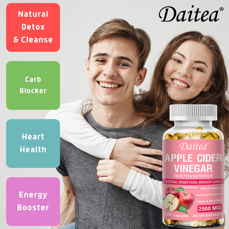 Apple Cider Vinegar Capsules—Detox Cleansing—30 To 120 Capsules