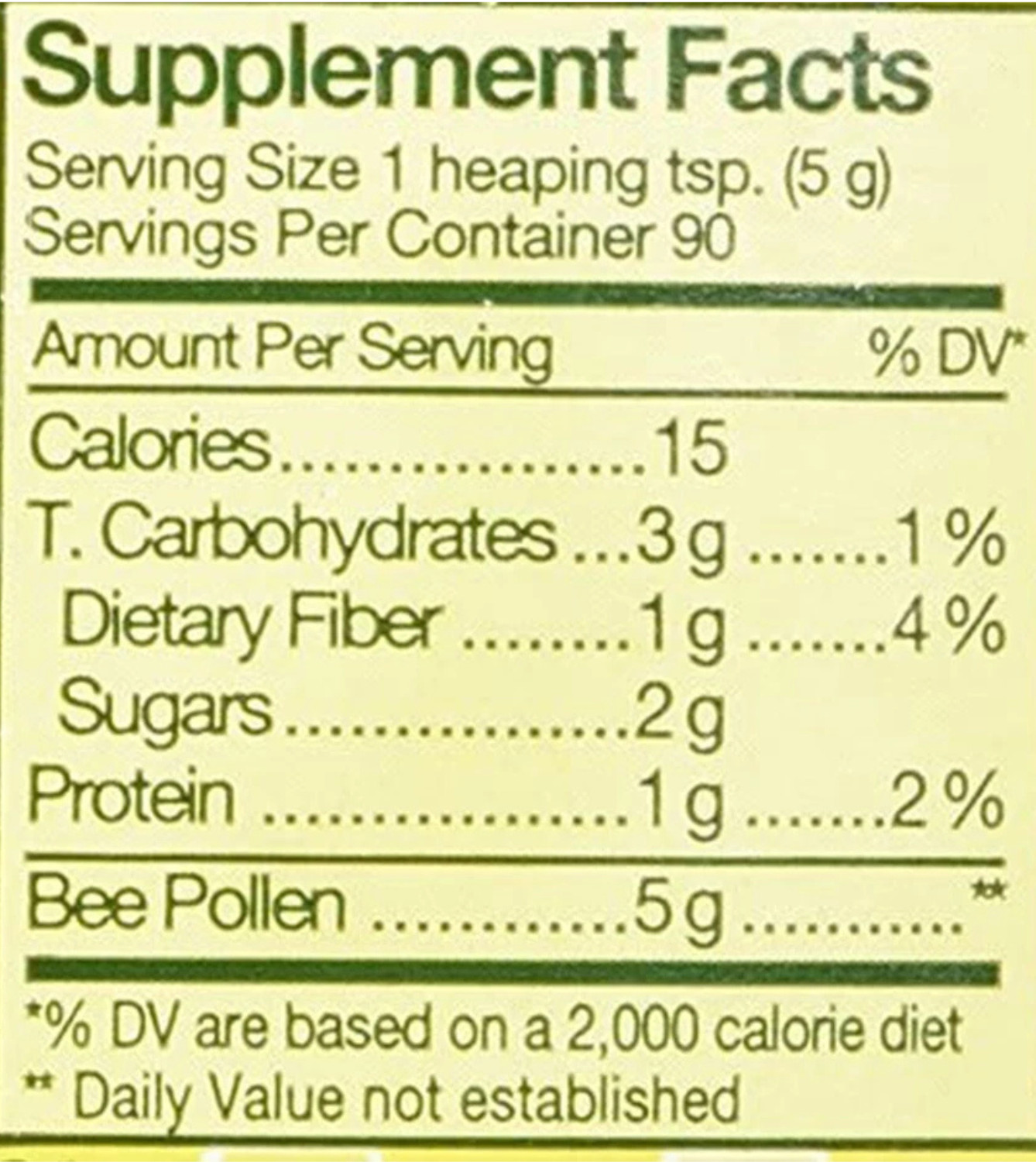 YS Organic Bee Farms Bee Pollen, Whole Granulars, 16 Ounce