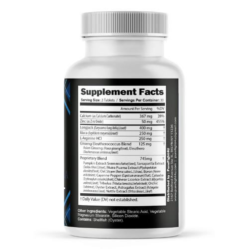 Primal Lift Male Advanced Formula Male Performance Tablets – Four (4) Bottles