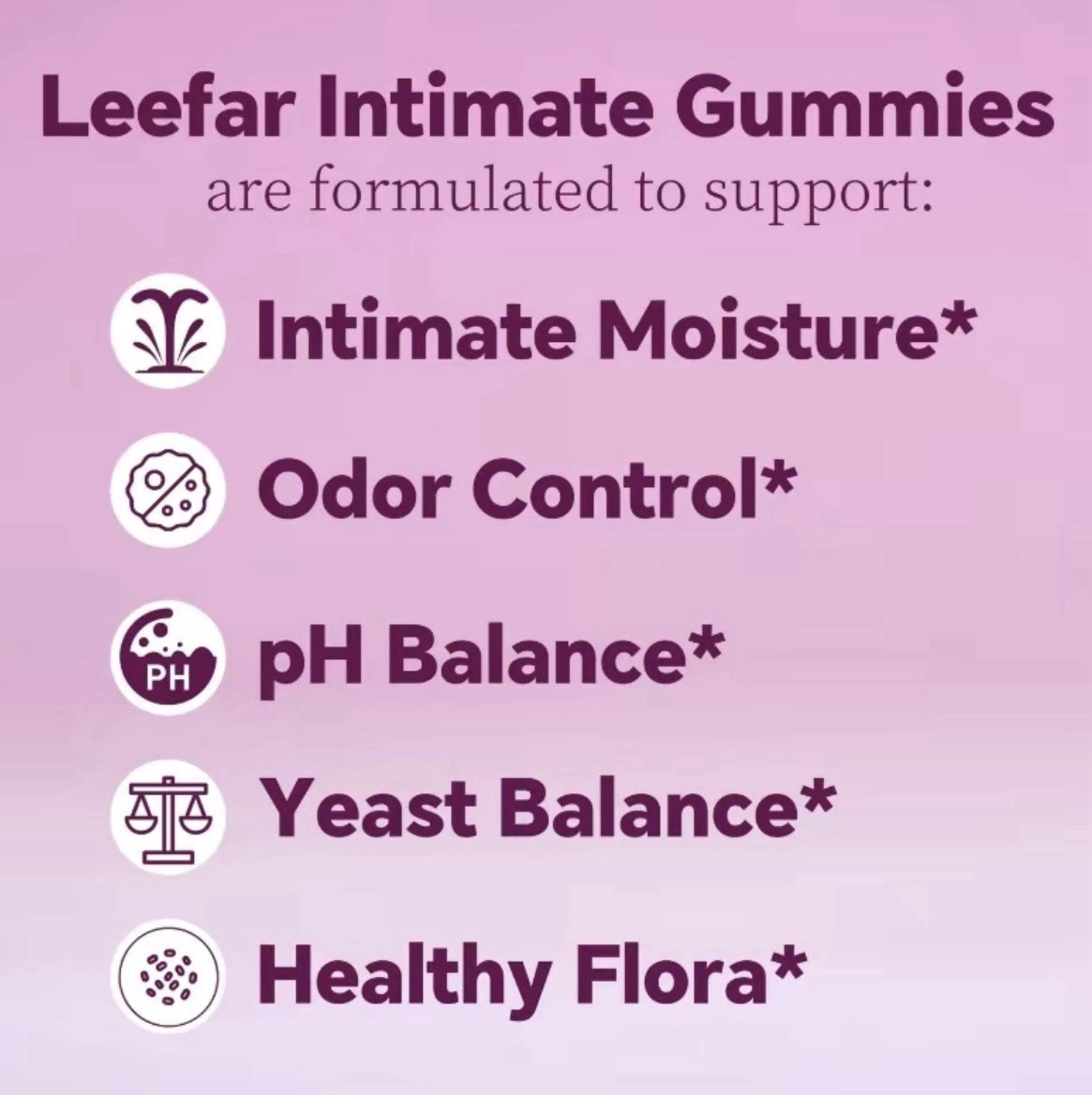 Leefar Women’s Probiotic + Slippery Elm Pineapple Gummies 60ct