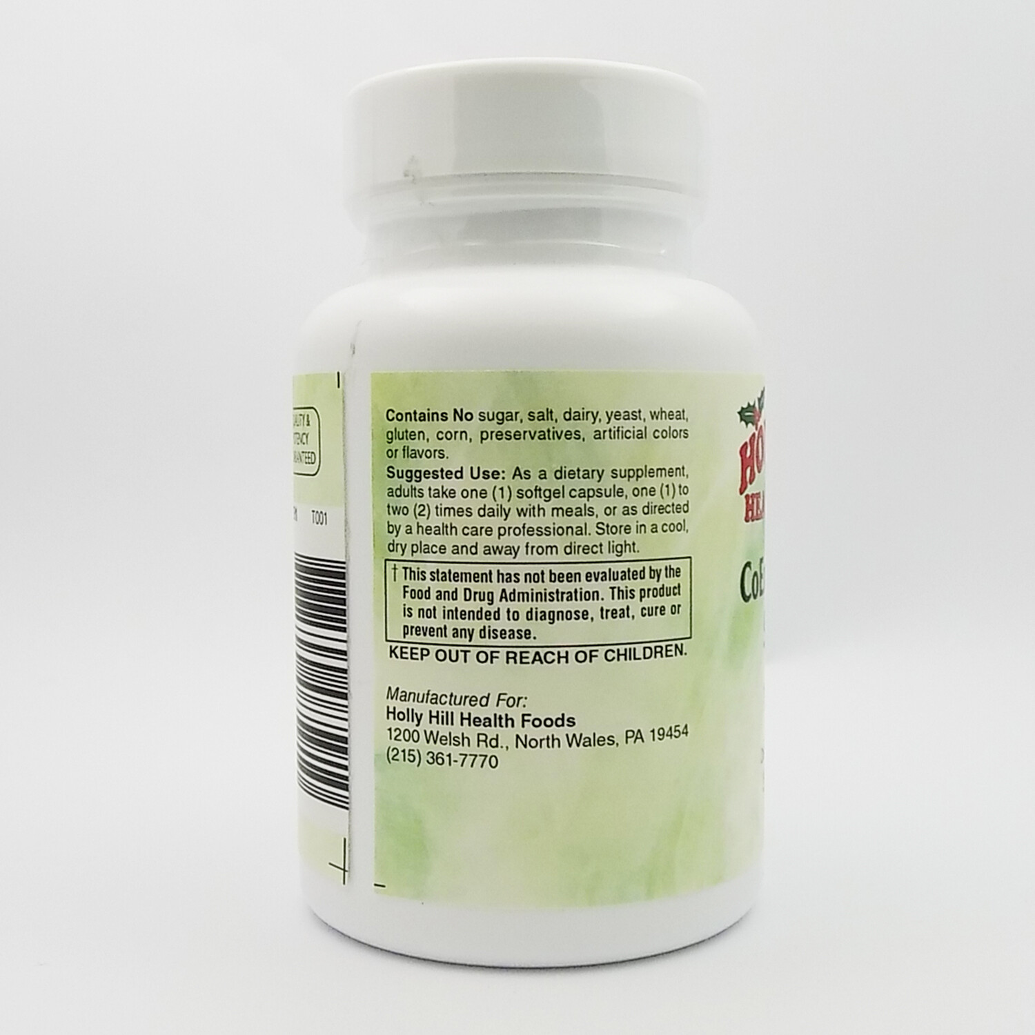 Holly Hill Health Foods, CoEnzyme Q10 100 MG, 30 Softgels