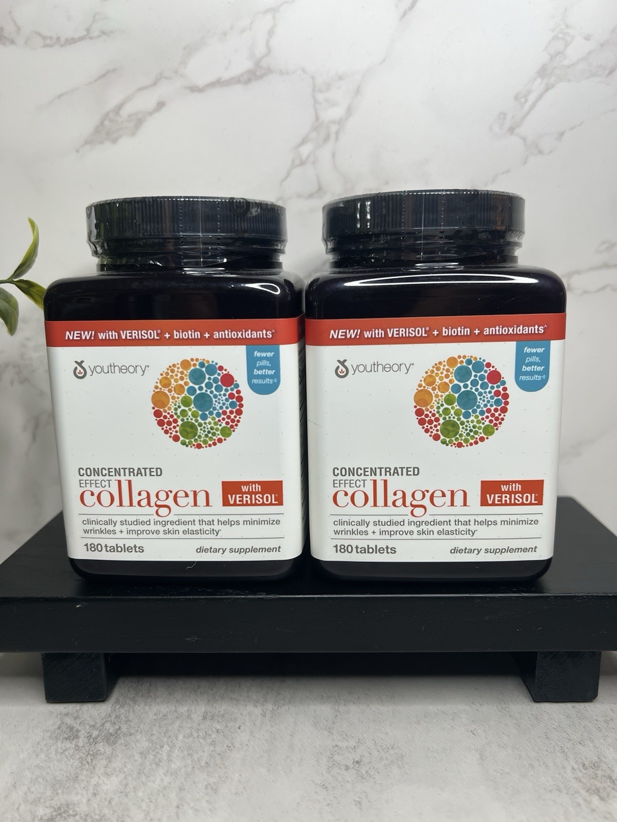 Youtheory VERISOL Collagen Tablets 180 Two Pack! Gluten-Free Exp 05/2027