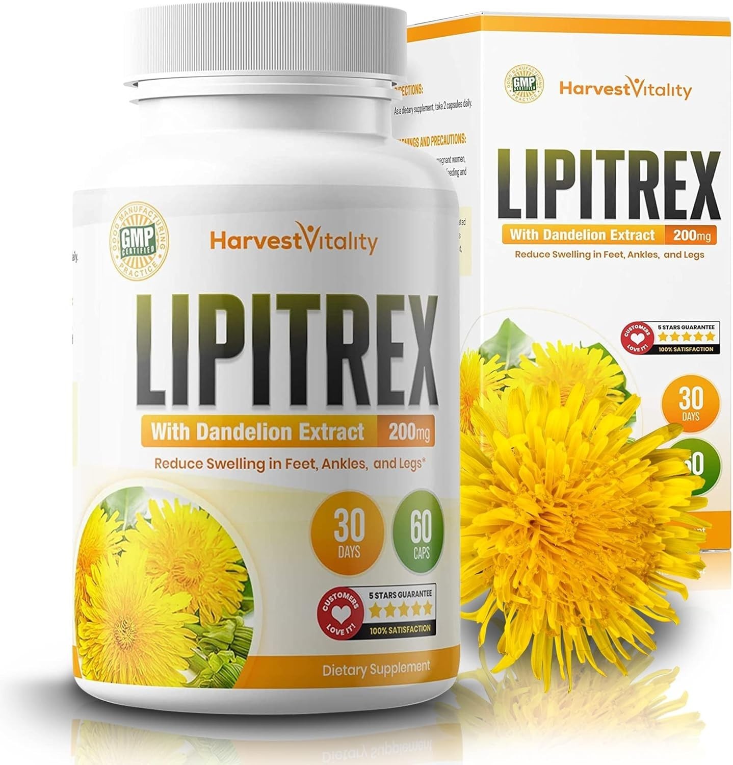 Natural Diuretic for Swollen Feet, Ankles and Legs: Lipitrex Water Pills Cont…