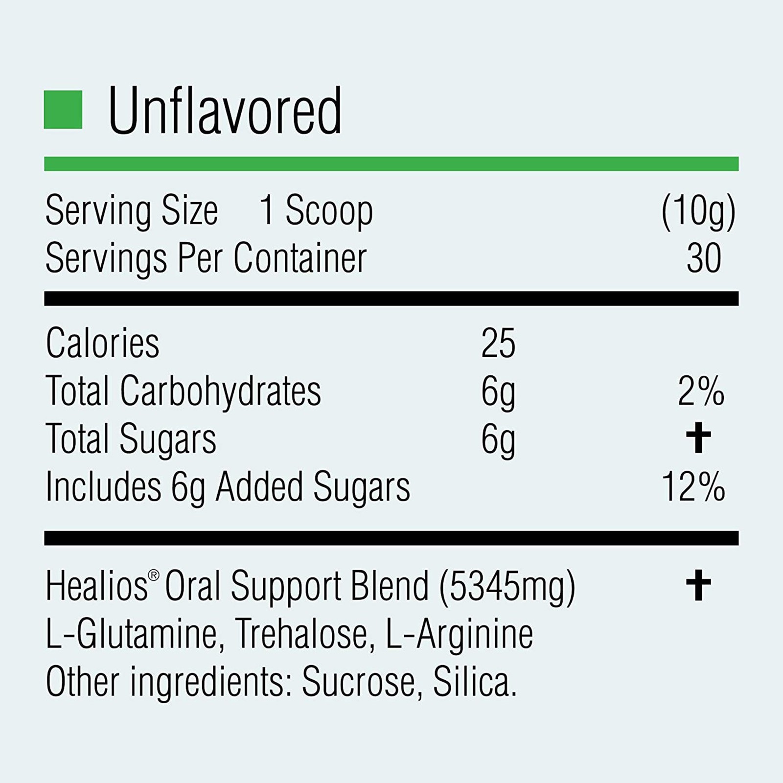 Healios Oral Health Supplement Powder for Mouth Sores & Mucositis – Unflavored