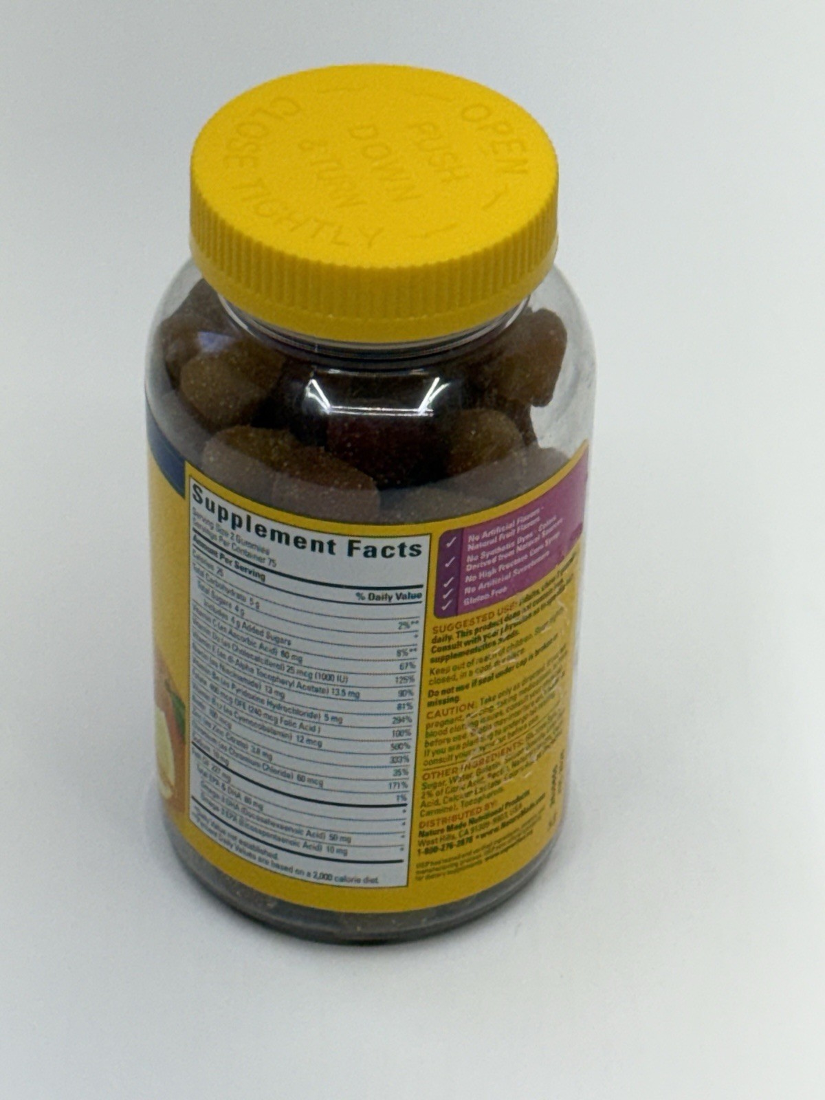 Nature Made Multi + Omega-3 Gummies For Her 150ct Gluten Free No Artificial Fla…