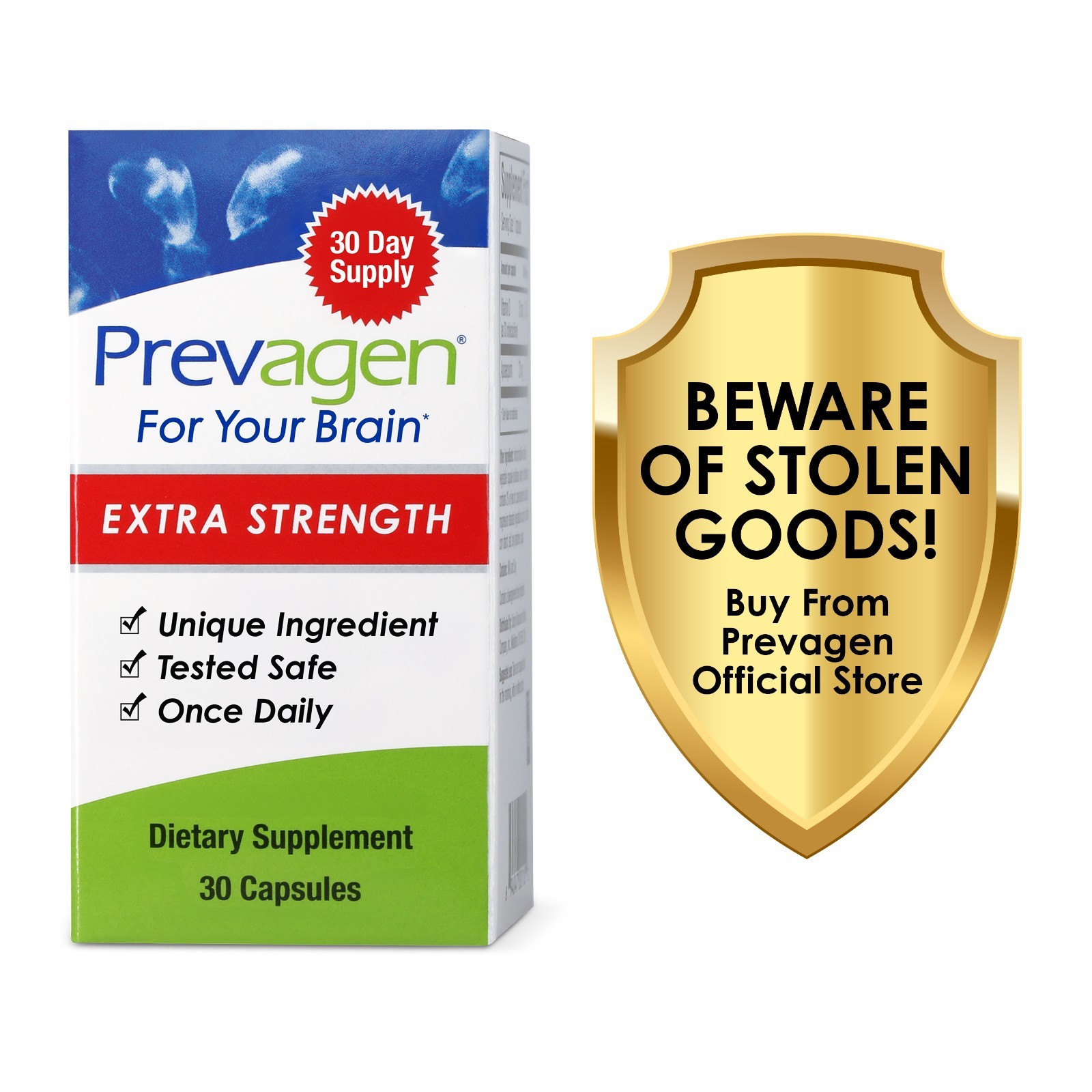 Prevagen Extra Strength 20mg Capsules – 30 Count