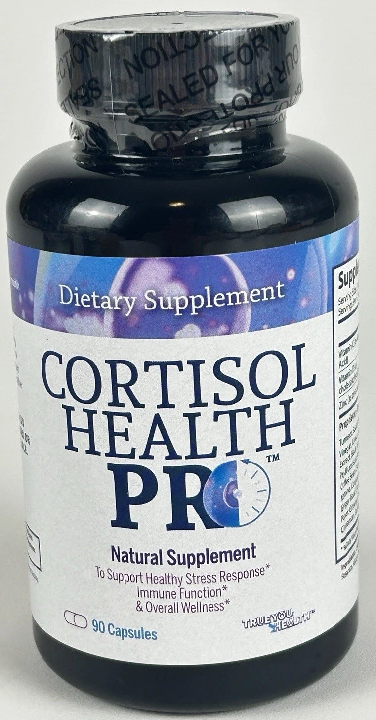 Cortisol Health Pro Stress Support Supplement 90 Capsules Immune Support