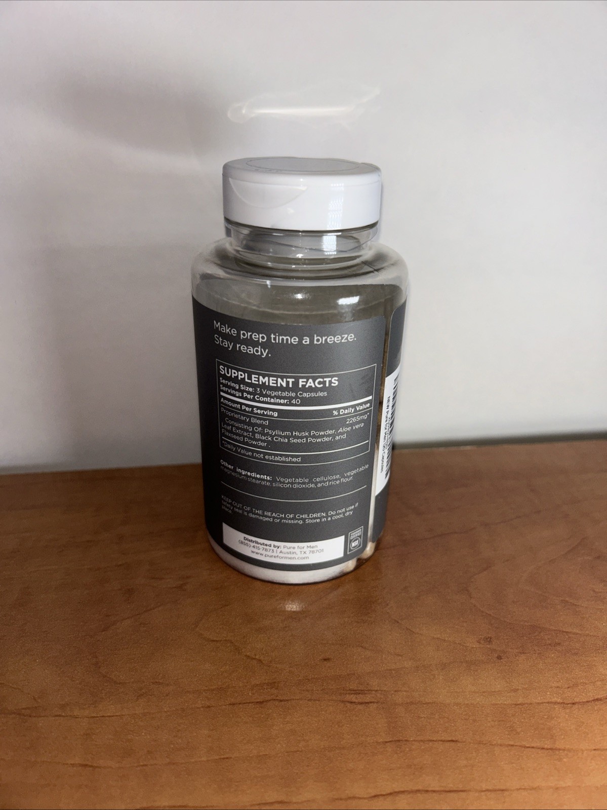 Pure for Men Stay Ready Supplement 120 Capsule