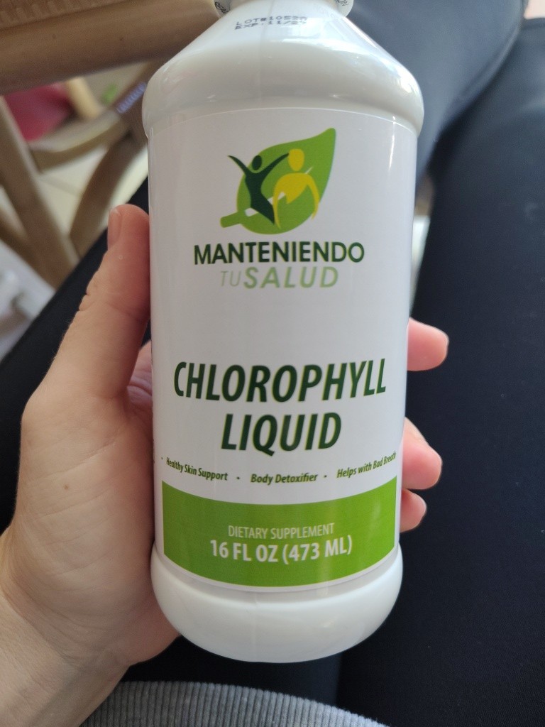 Manteniendo Tu Salud Chlorophyll Liquid, Internal Deodorizer, 16 Oz