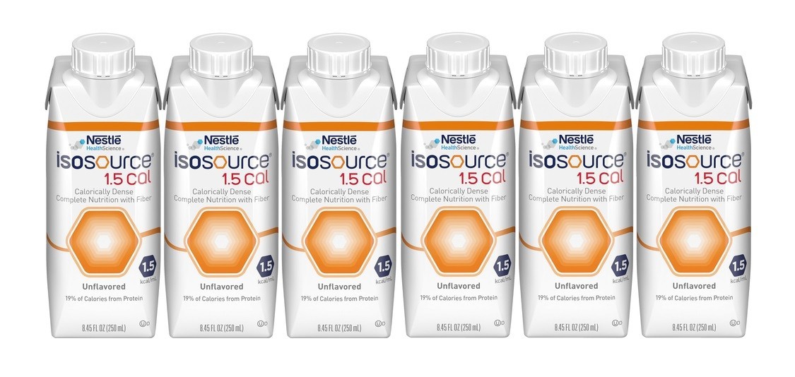 6 Nestle Isosource 1.5 Cal Tube Feeding Formula Unflavored 8.45oz March 31, 2027