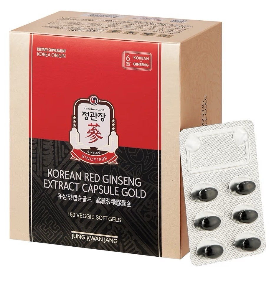 JUNG KWAN JANG Korean Red Ginseng Extract Capsule Gold Energy Supplement 150caps
