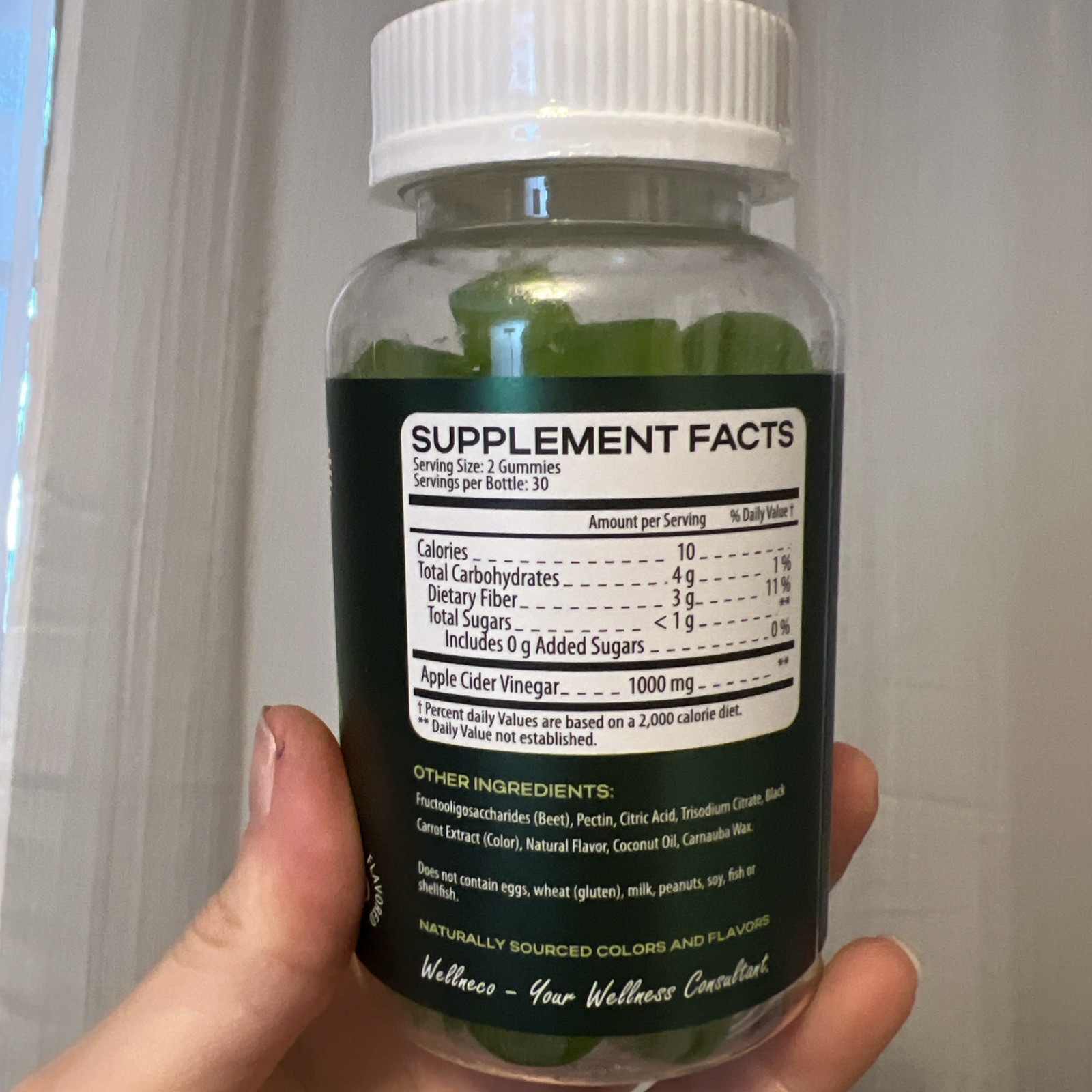 Keto ACV Apple Cider Vinegar Gummies With Beet FOS Fiber Apple Flavored 60ct