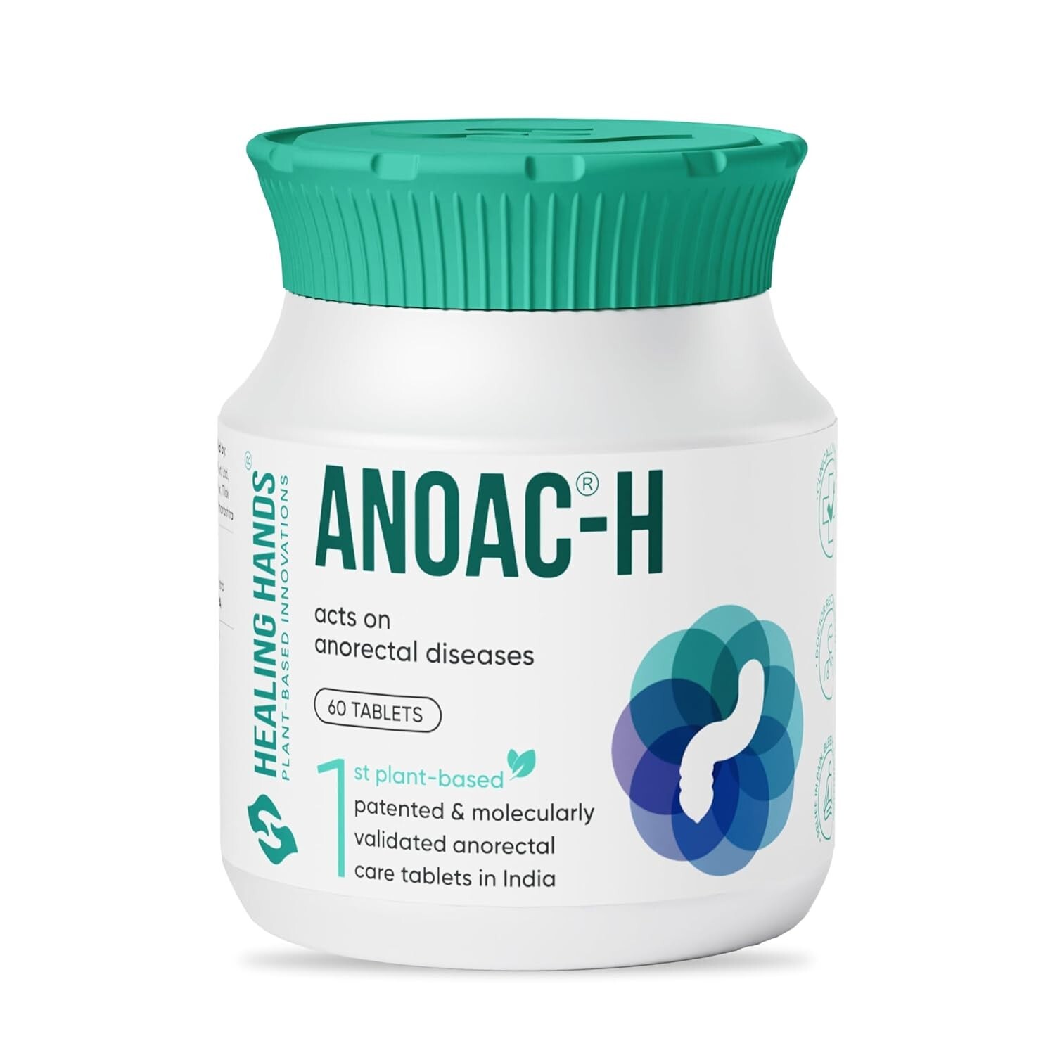 Anoac-H Herbal & Natural Advanced Piles & Fissure Treatment Tablets – 60 tabs