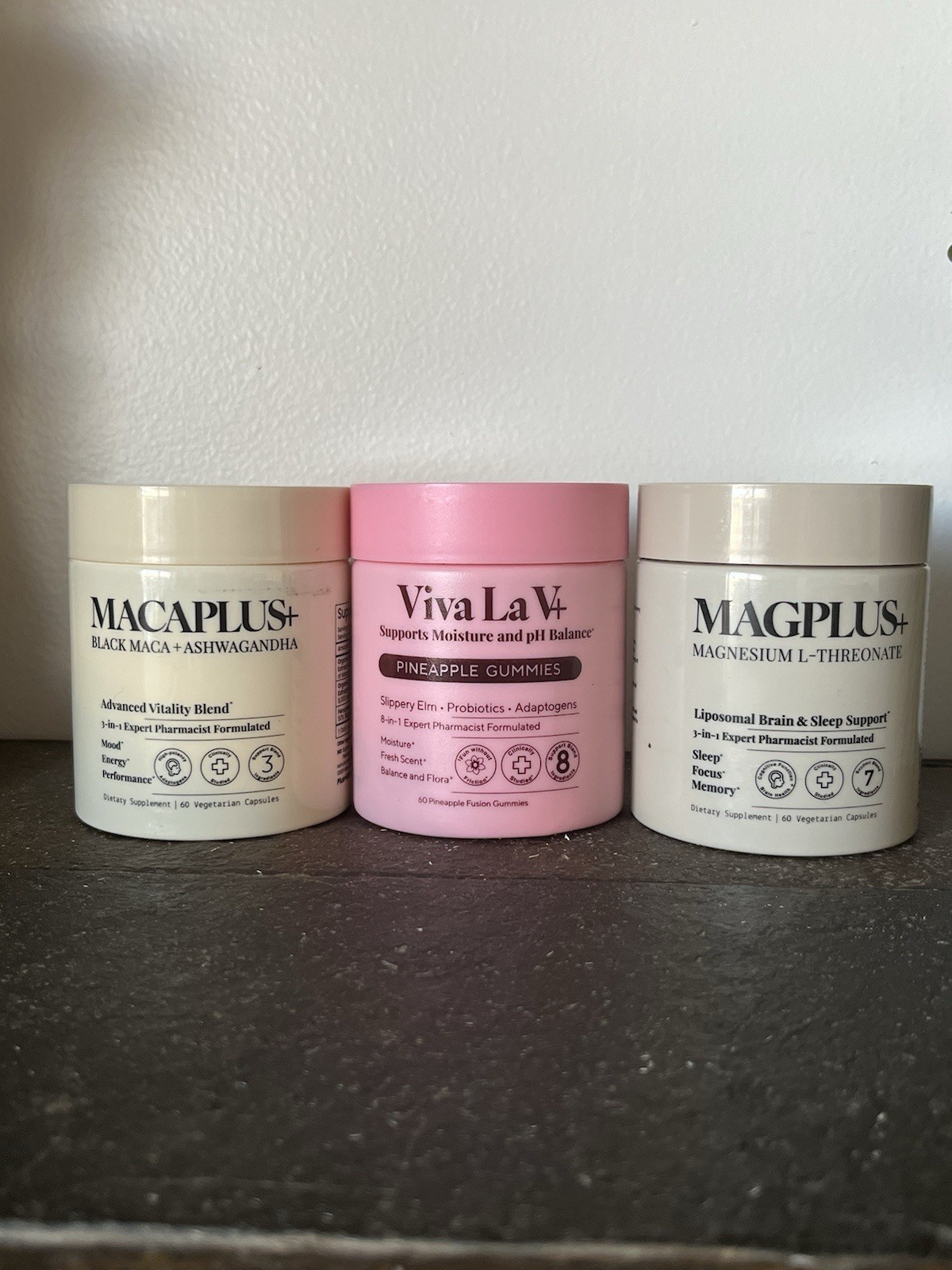 3 pack Viva la V+ vitamins Magplus+ vitamins And Macaplus+ Vitamins