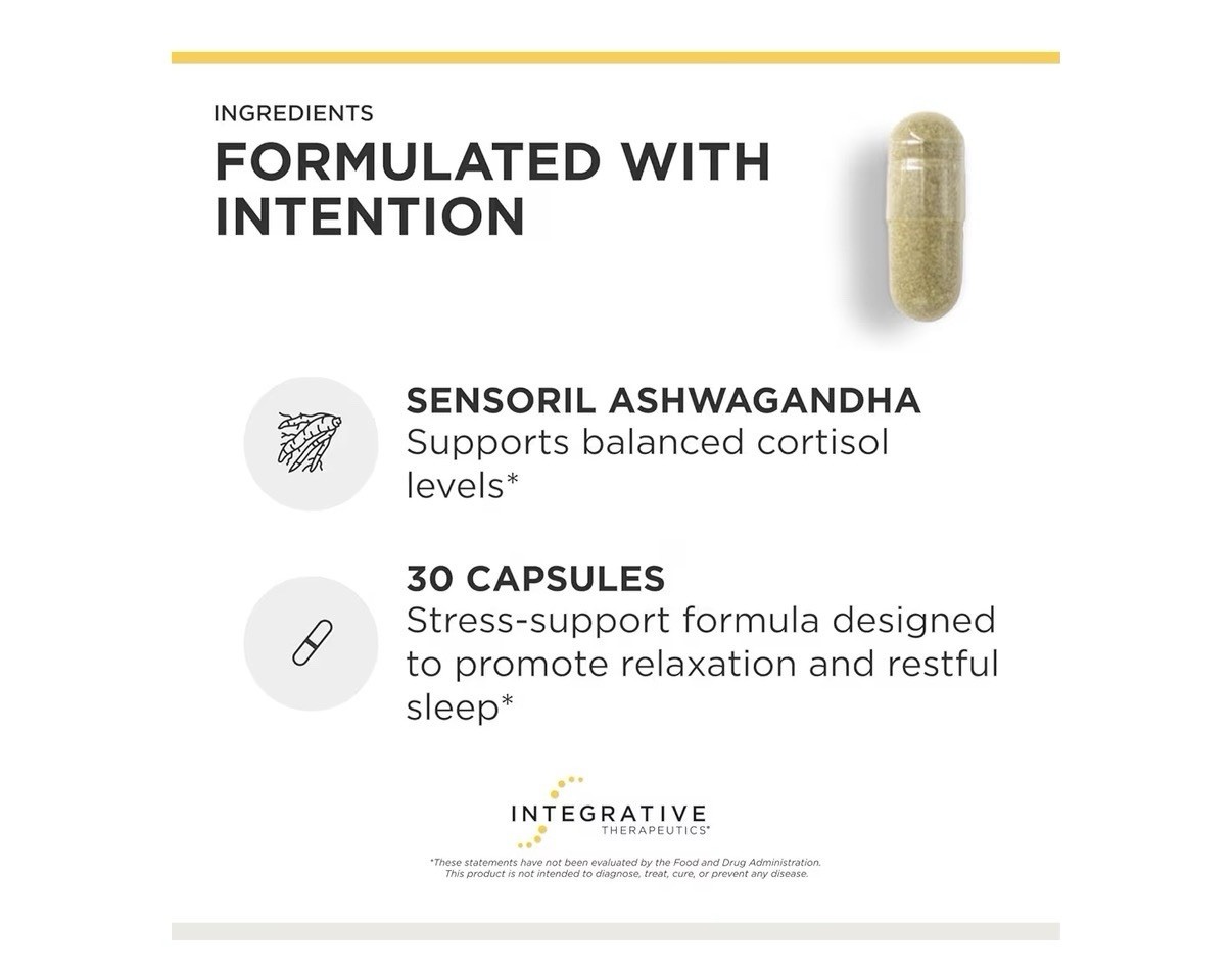 Integrative Therapeutics Cortisol Manager Allergen Free Adrenal Health 30capsule