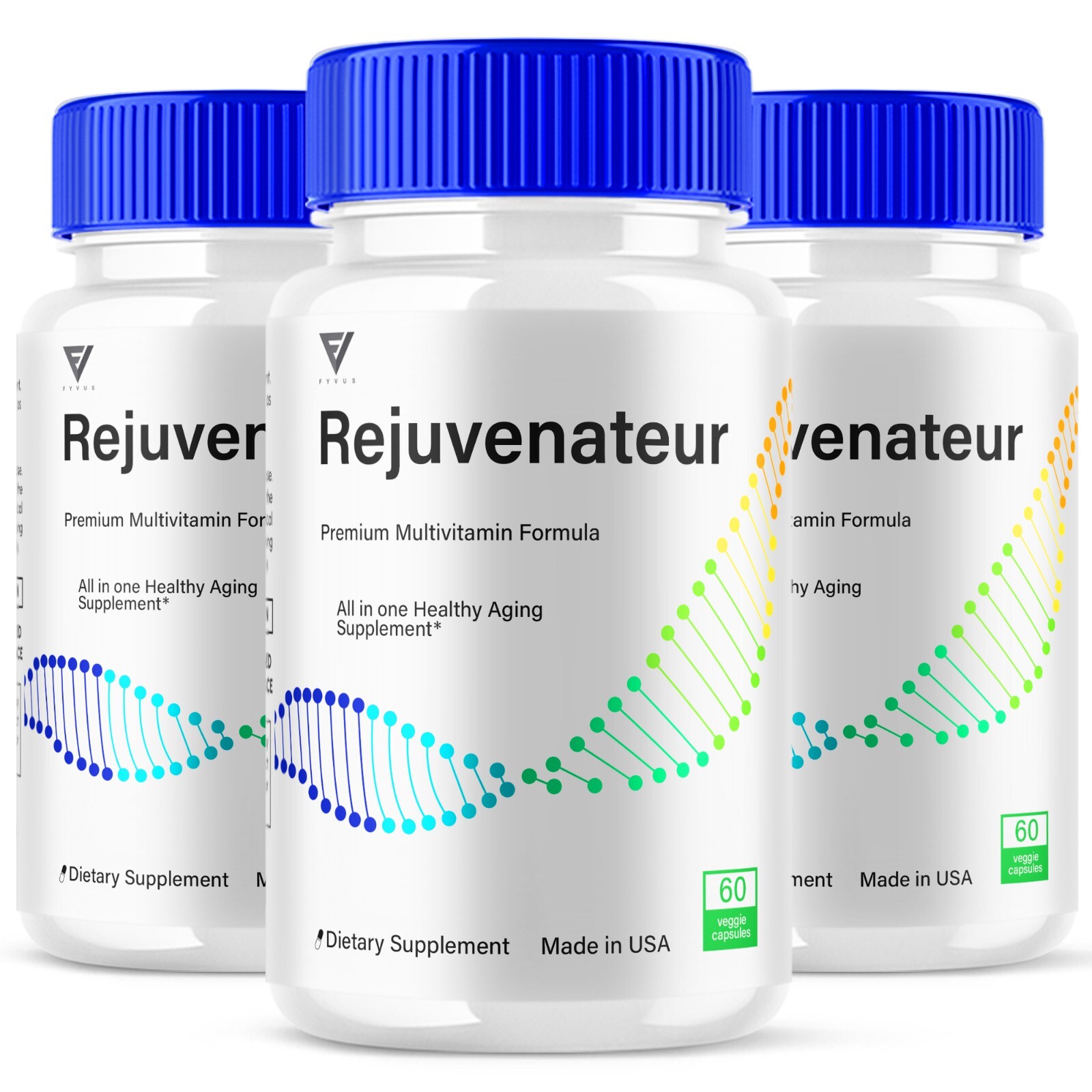 (3 Pack) Rejuvenateur Anti-Aging Supplement Rejuvenator Capsules (180 Capsules)