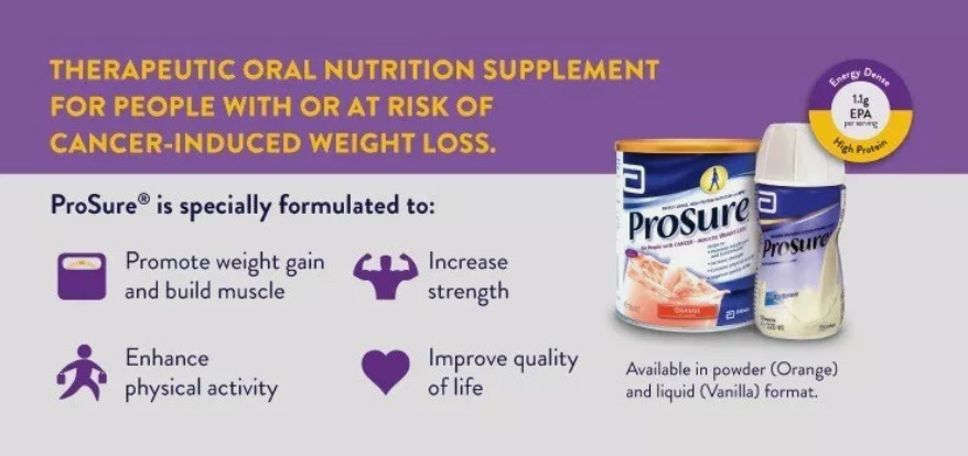 2x Abbott Pro sure Milk (High Protein, Prebiotic & EPA) 380g Free DHL Express