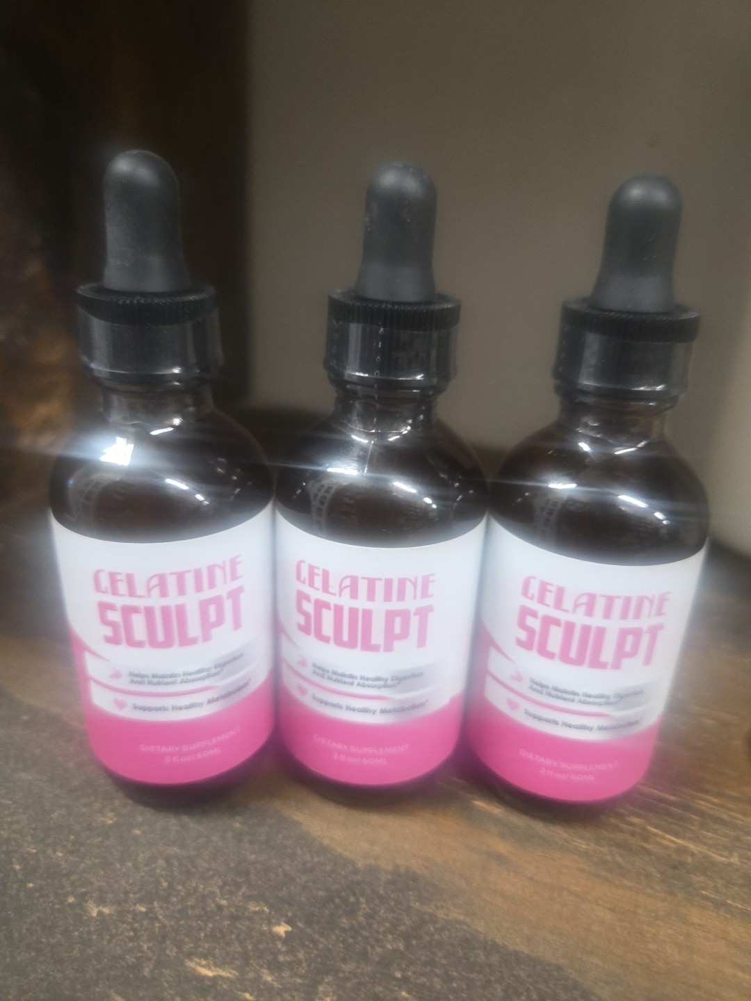 3 Pack – Gelatine Sculpt Drop Metabolism Support & Healthy Weight Loss (2 FL OZ)