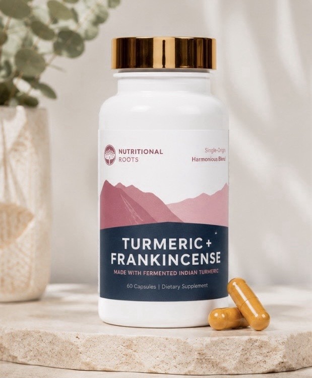 Nutritional Roots Turmeric + Frankincense 60 Capsules Joint Support