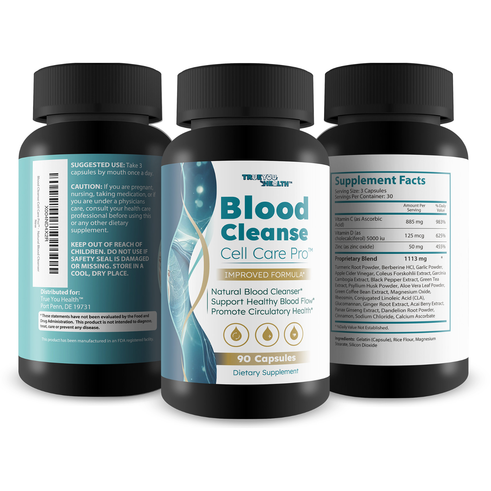 Blood Cleanse Cell Care Pro – Improved Formula – Our Best Blood Cleanse Detox