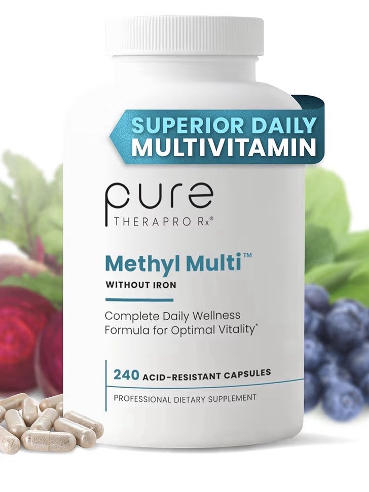 Pure Therapro Rx Methyl Multi Without Iron Methylated Multivitamin 4Month Supply