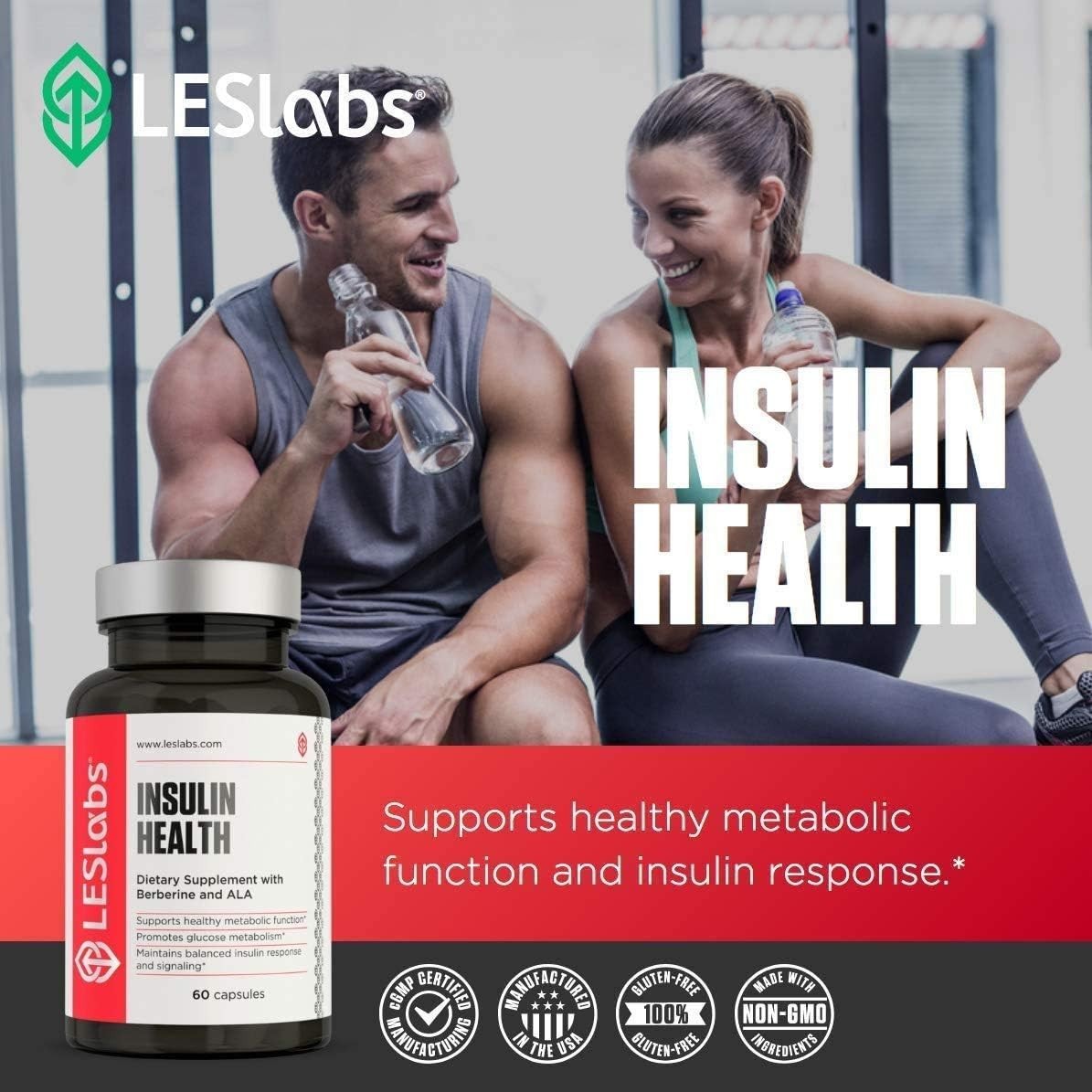 EXP 10/2026 Leslabs-Insulin Health – Metabolic, Dietary Healthy Function NEw Sea
