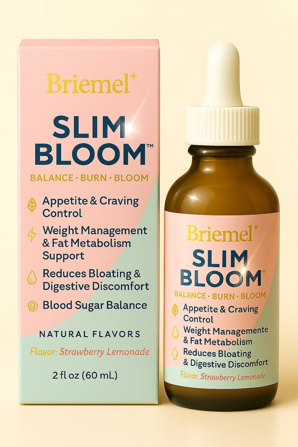 Appetite Suppressant Liquid Drops Plant-Based Weight Loss & Metabolic Support