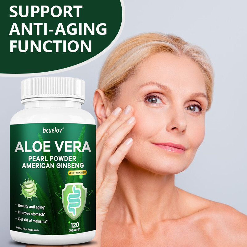Aloe Vera Pearl Powder*beauty*improve Stomach Capsules-Digestive Support