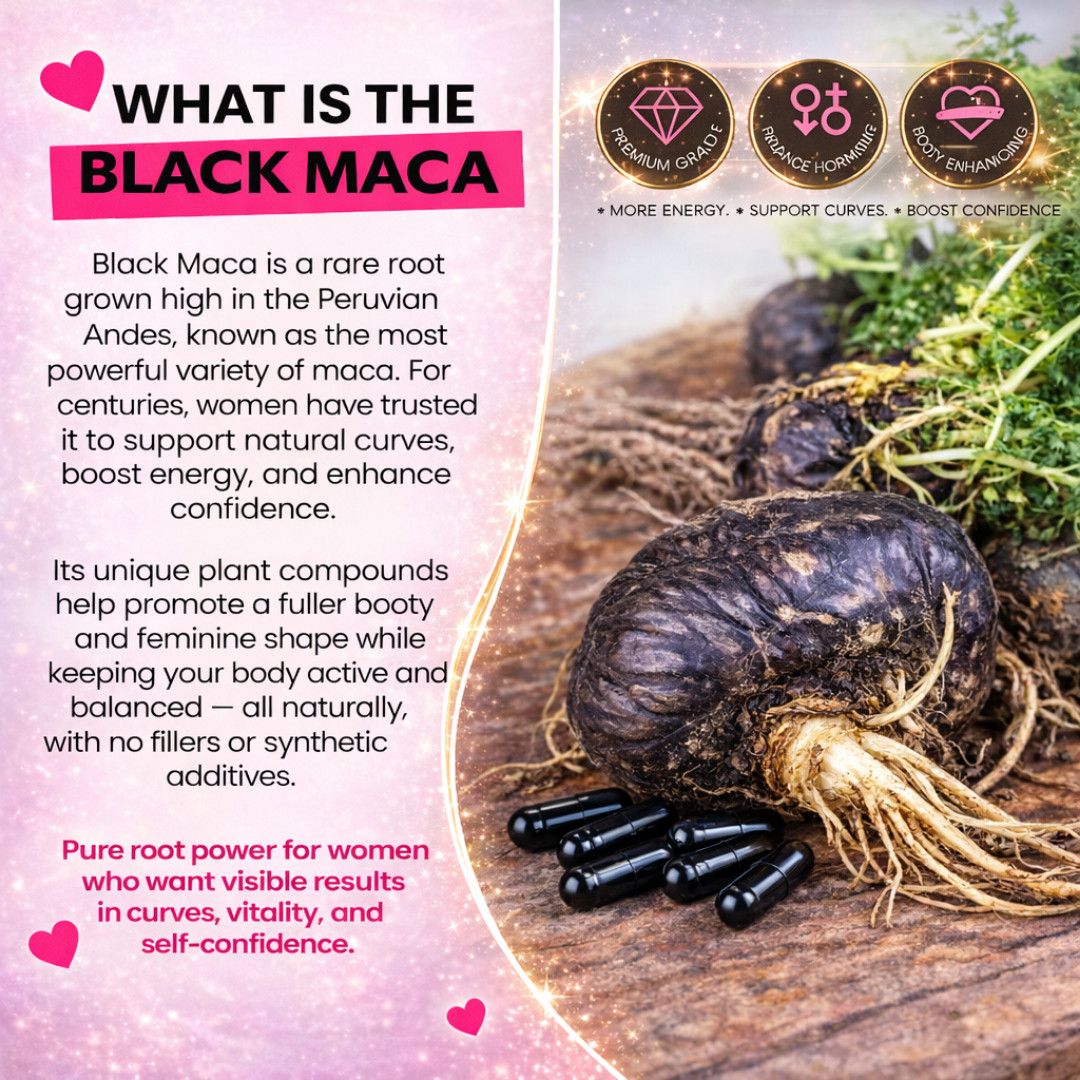 HUGE BOOTY GROWING in WEEKS WITH Black Maca Root CurvyFruit, HIGHEST POTENCY