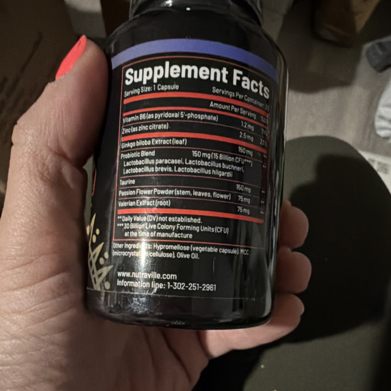 ZenearaX Healthy Ear Support Vitamin B6 Zinc Ginkgo 30 Capsules Exp 07/2027