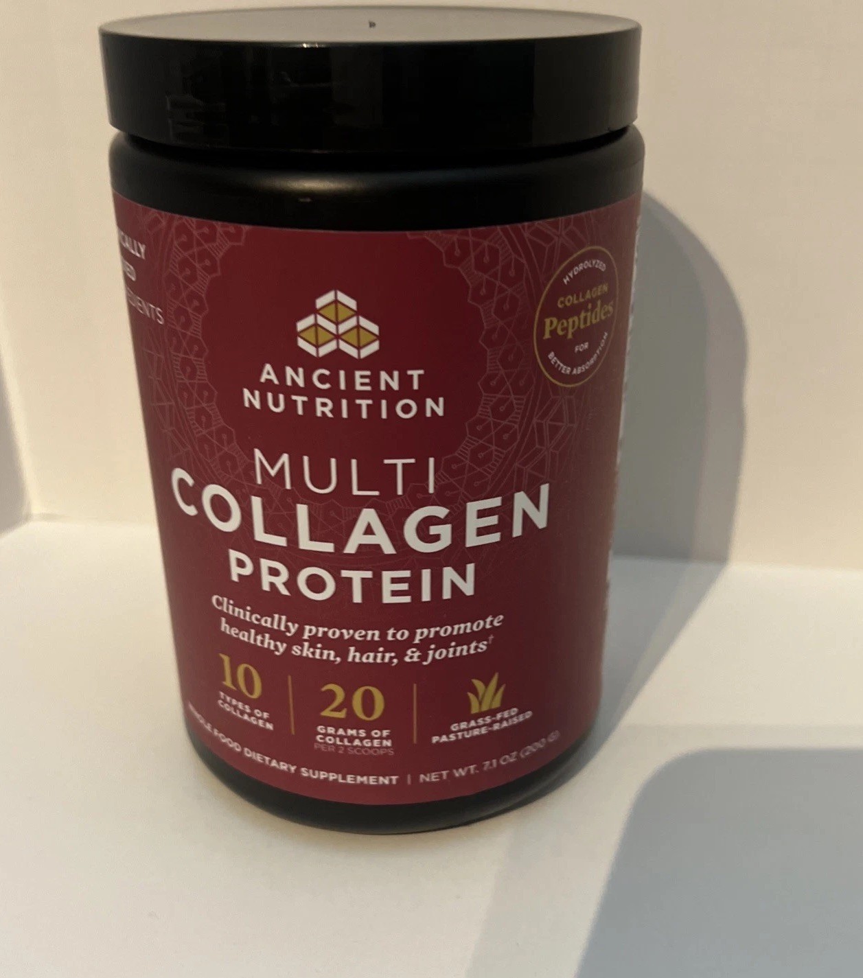 ANCIENT NUTRITION Multi Collagen Protein Powder 7.1 oz EXP 05/2028
