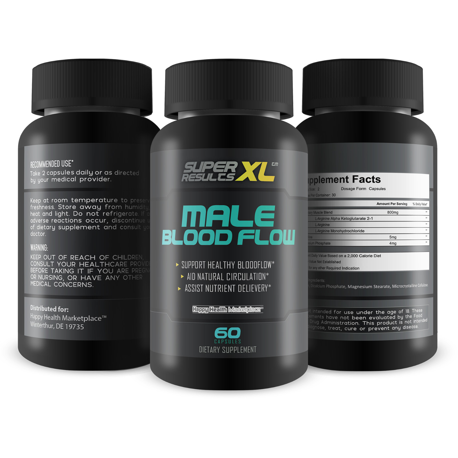 Male Blood Flow Support Supplement Super Results XL – Blood Circulation Support