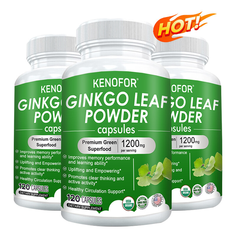 Ginkgo Biloba Extract Capsules- Improves Memory Performance and Learning ability