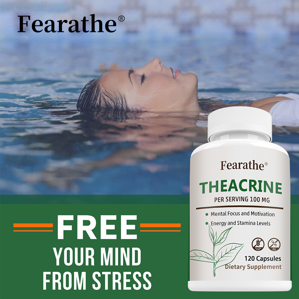 Theacrine (TeaCrine) Capsules Caffeine Replacement 100 mg Capsules