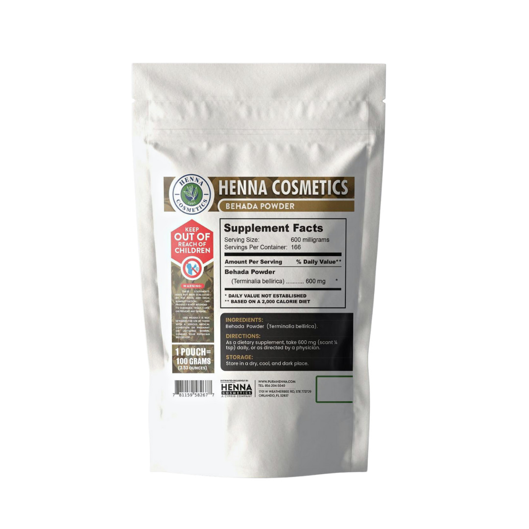 Baheda Powder (Bibhitaki) | 100 Grams (3.53 Ounces) For Hair & Skin