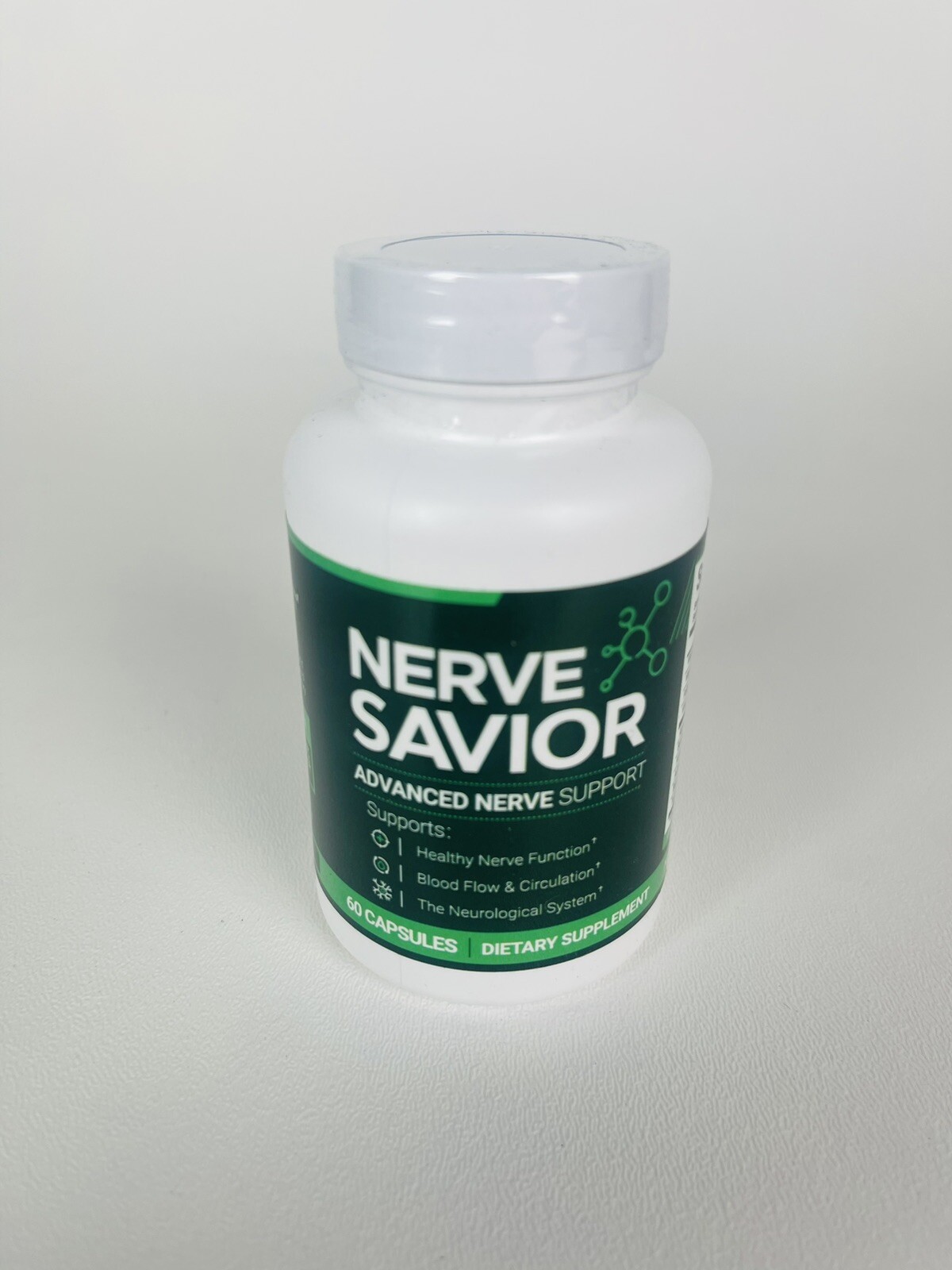 Nerve Savior Advanced Nerve Support 60 Capsules – New / Sealed! Exp 09/2025