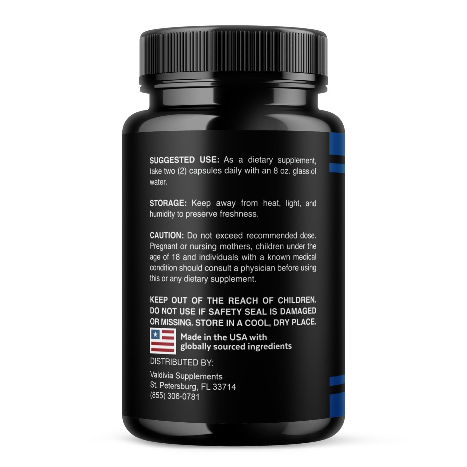 Valdivia (5 Pack) VirilEdge Capsules 300 Capsules 5 Pack Men’s Health Supplement