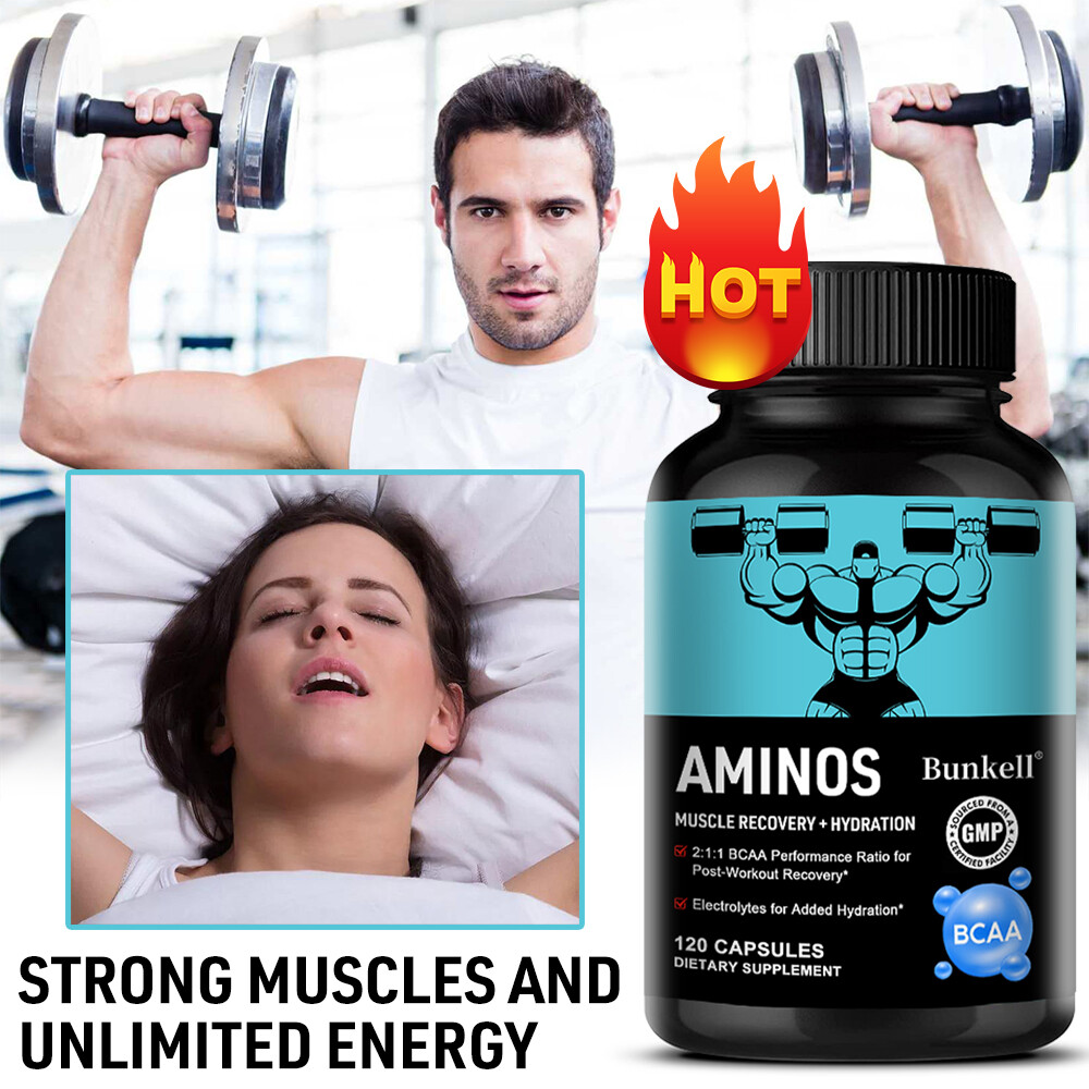 Amino Complex, Post Workout for Muscle Recovery & Electrolyte Hydration,120 Caps