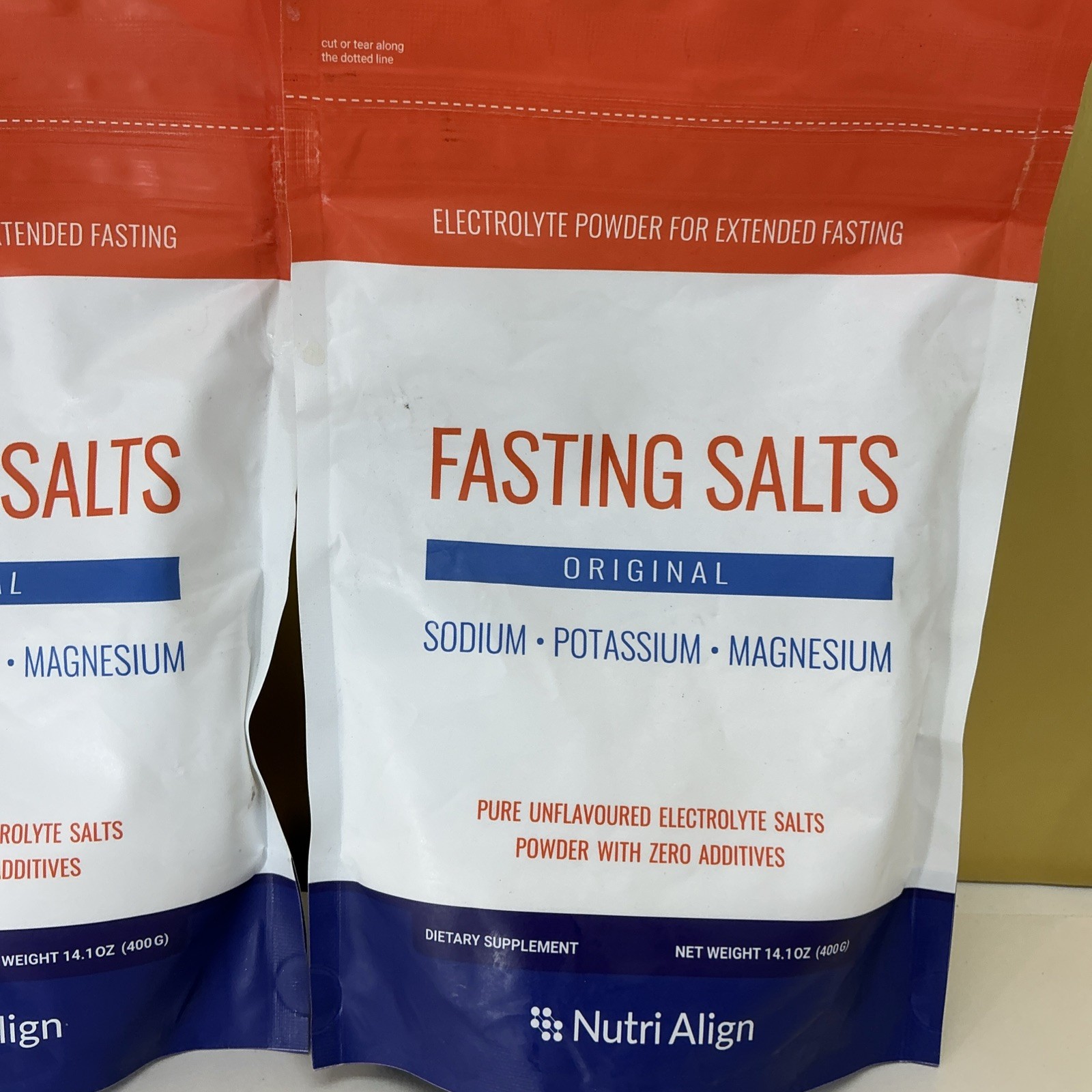 2x Fasting Salts Original Powder: Sugar‑Free Fasting Electrolytes BBE: 06/2027