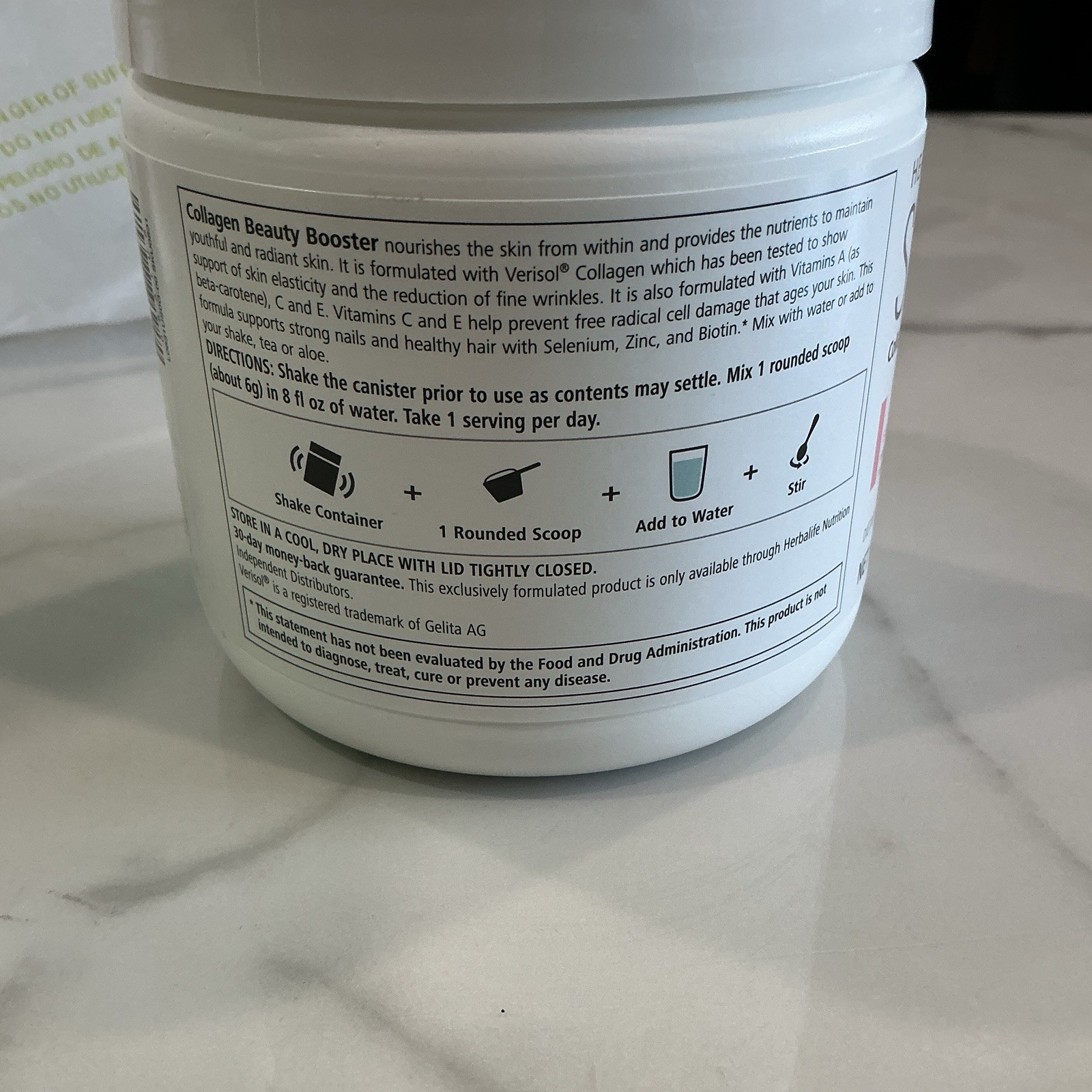 Herbalife SKIN Collagen Beauty Booster Strawberry Lemonade GF 6.03 oz