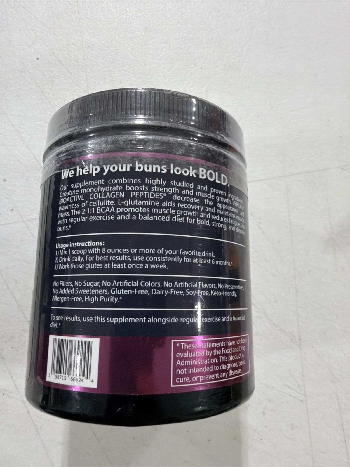 Bold Buns Creatine Boost 30 Servings 10.32oz 3/27