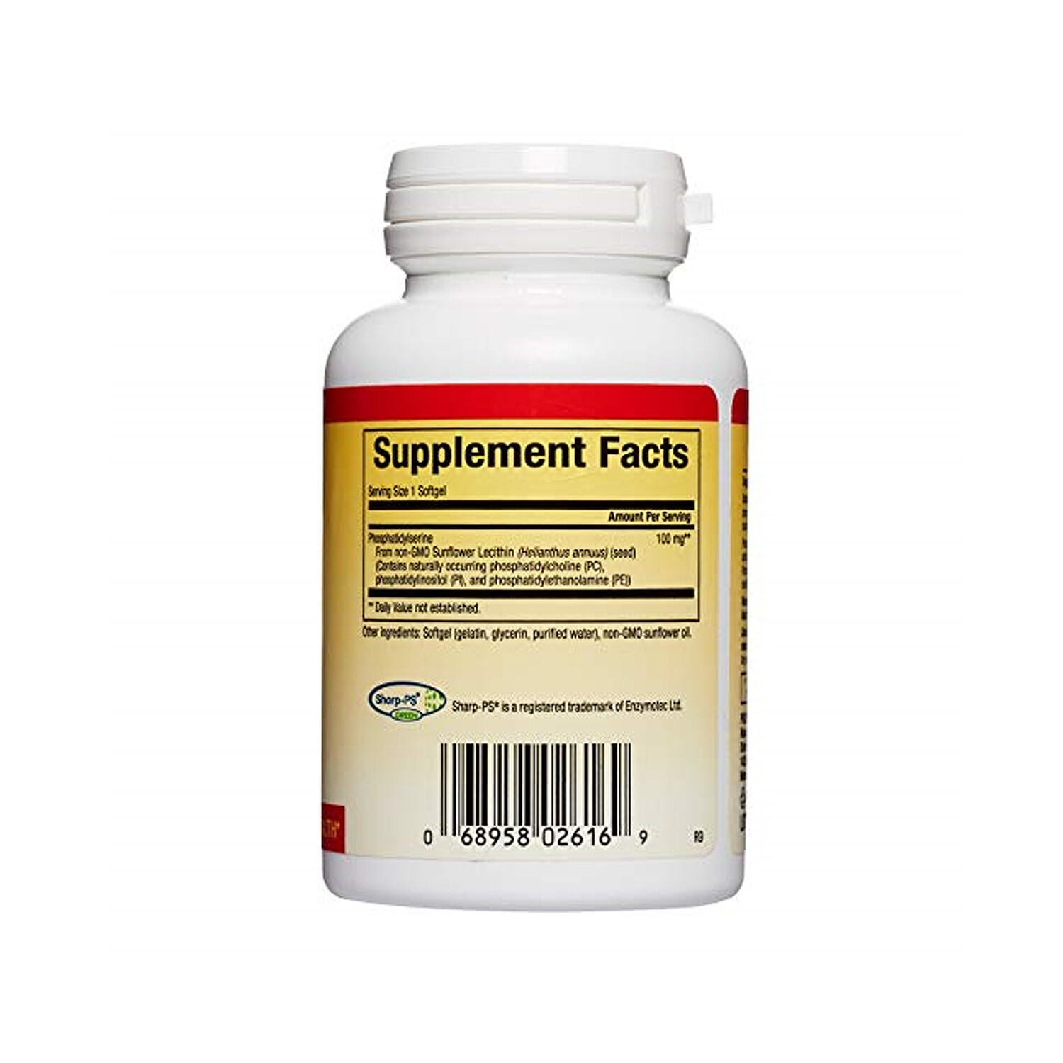 Natural Factors Phosphatidylserine 100 mg, 60 Softgels